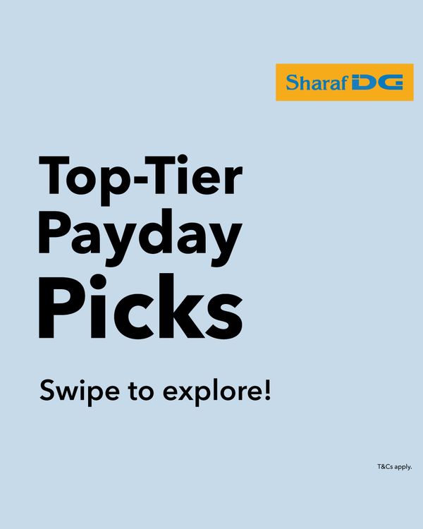Payday Sale from Sharaf DG until 1st April