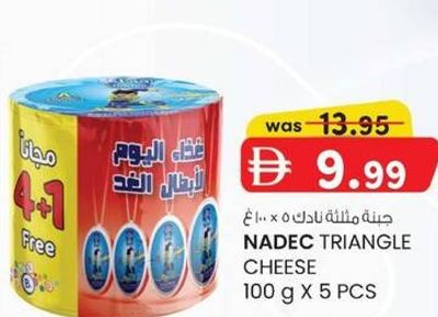 Nadec Triangle Cheese 100g x 5 PCS