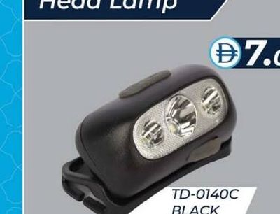 Smiling Shark Head Lamp TD-0140C BLACK