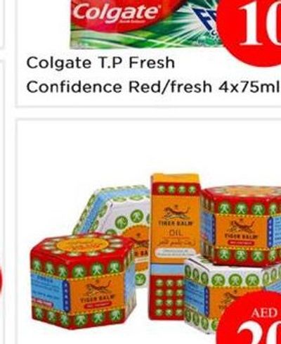 Colgate T.P Fresh Confidence Red/fresh 4x75ml