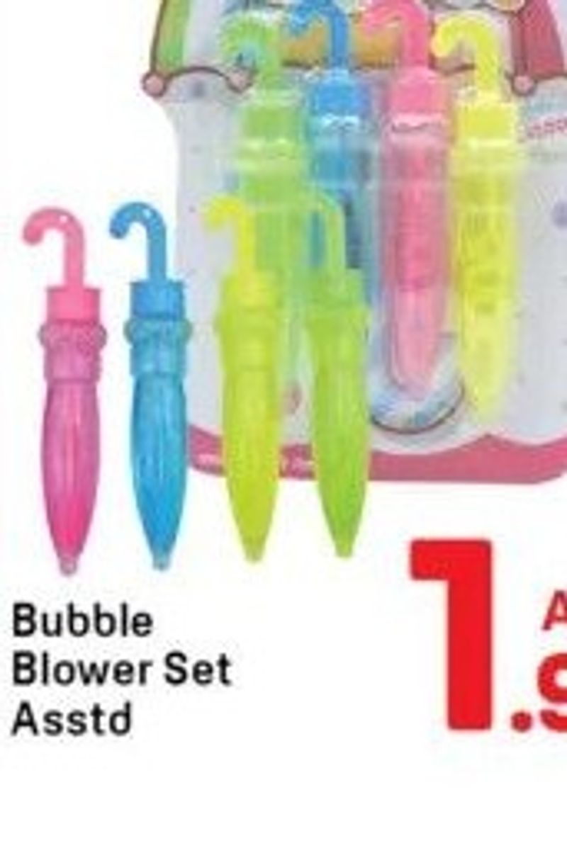 Bubble Blower Set Asstd