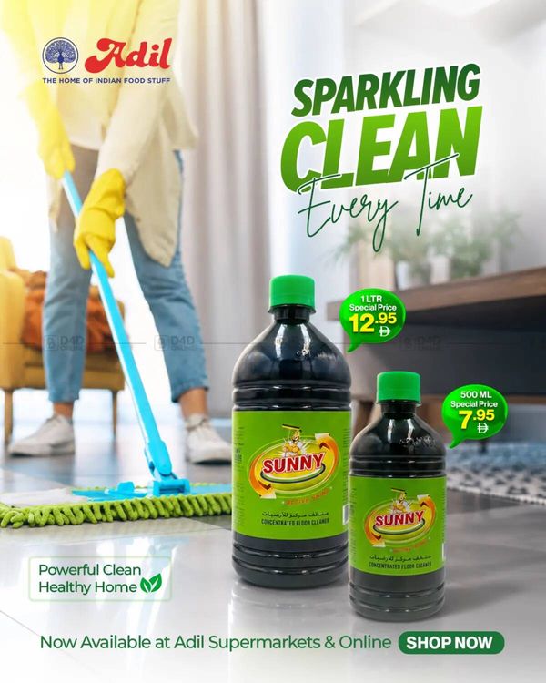Sparkling Clean from Al Adil until 24th July
