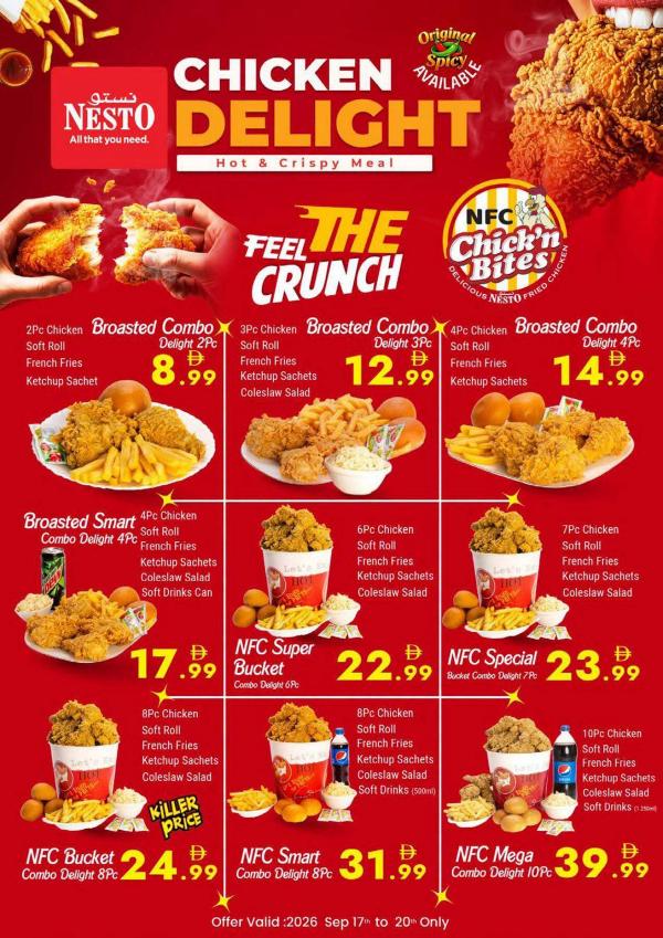Chicken Delight from Nesto until 20th September