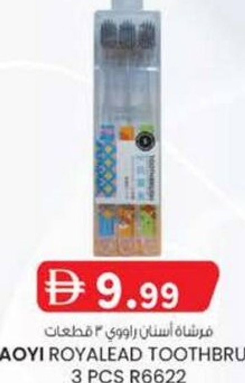 Raoyi Royal Lead Toothbrush 3 Pcs R6622