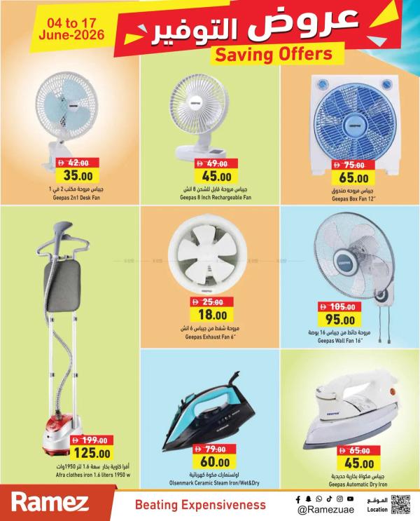 Saving Offers from Aswaq Ramez until 17th June