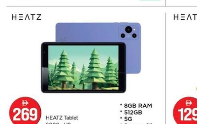 Heatz Tablet 6000-H8 8GB RAM 512GB 5G Screen 8"