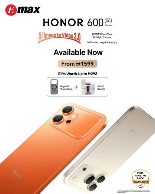 Sale On HONOR 600 Series from Emax until 8th May