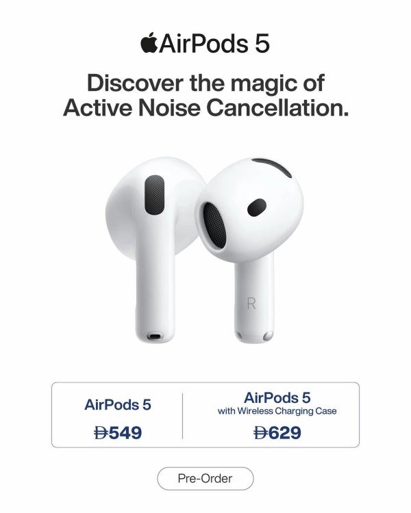 Sale On AirPods 5 from Jumbo until 20th September