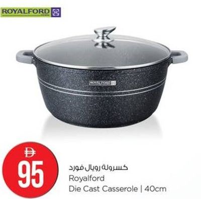 Royalford Die Cast Casserole 40cm