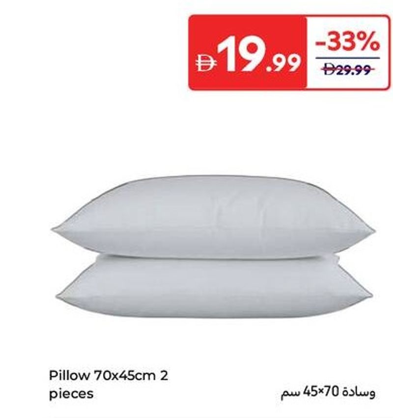Pillow 70x45cm 2 pieces