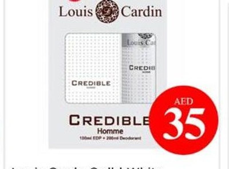 Louis Cardin Crdbl White EDT 100ml + BS 200ml