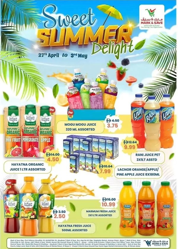Sweet Summer Delight from Mark & Save until 3rd May