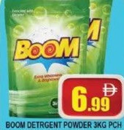 Boom Detergent Powder 3kg Pch
