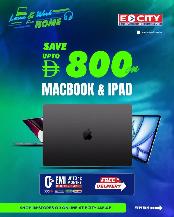 MacBook & iPad Sale from ECity until 2nd April