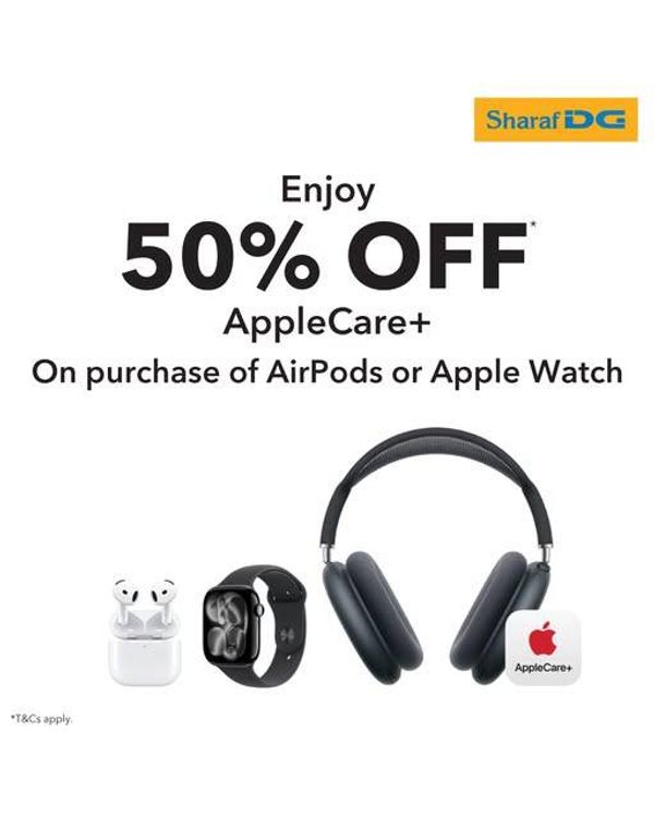 Air Pods & Apple Watch from Sharaf DG until 1st April
