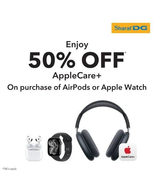 Air Pods & Apple Watch from Sharaf DG until 1st April