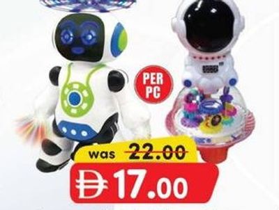 Battery Operated Dancing Robot with Light & Music