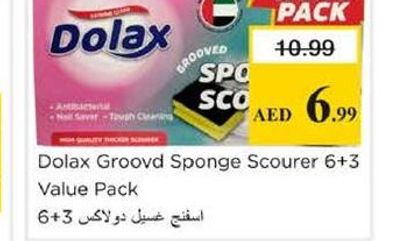 Dolax Groovd Sponge Scourer 6+3 Value Pack