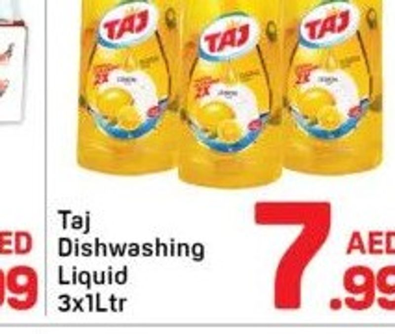 Taj Dishwashing Liquid 3x1Ltr