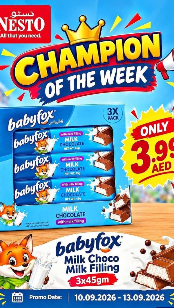 Champion Of The Week from Nesto until 13th September