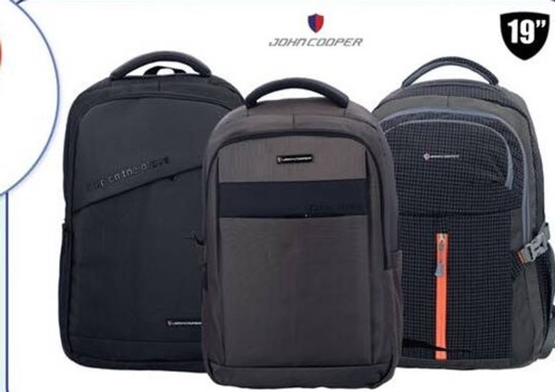 John Cooper Backpack 19" asstd.
