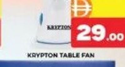 Krypton Table Fan