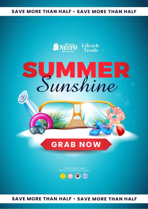 Summer Sunshine Sale from Nesto until 30th April