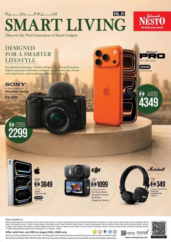 Smart Living from Nesto until 30th August