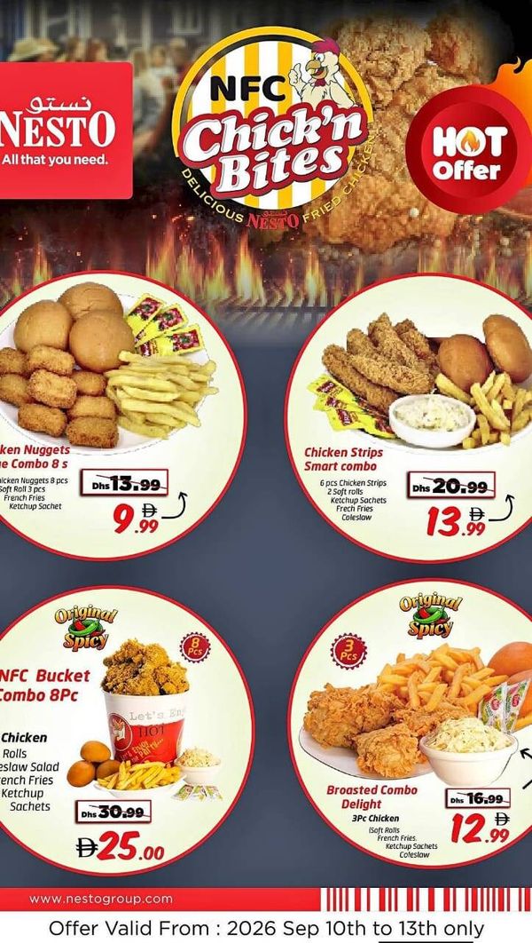 Chicken Bites from Nesto until 13th September