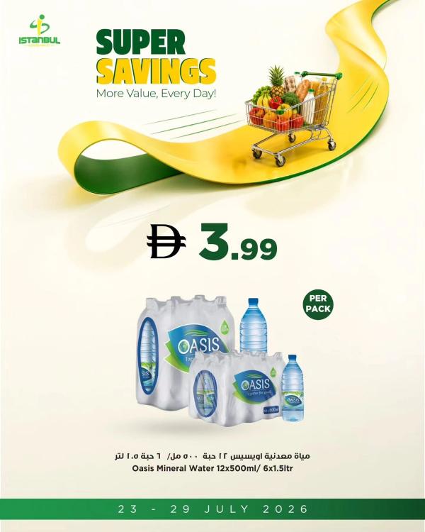 Special Offers from Istanbul Supermarket until 29th July