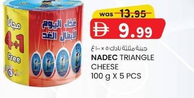 NADEC TRIANGLE CHEESE 100 g x 5 PCS