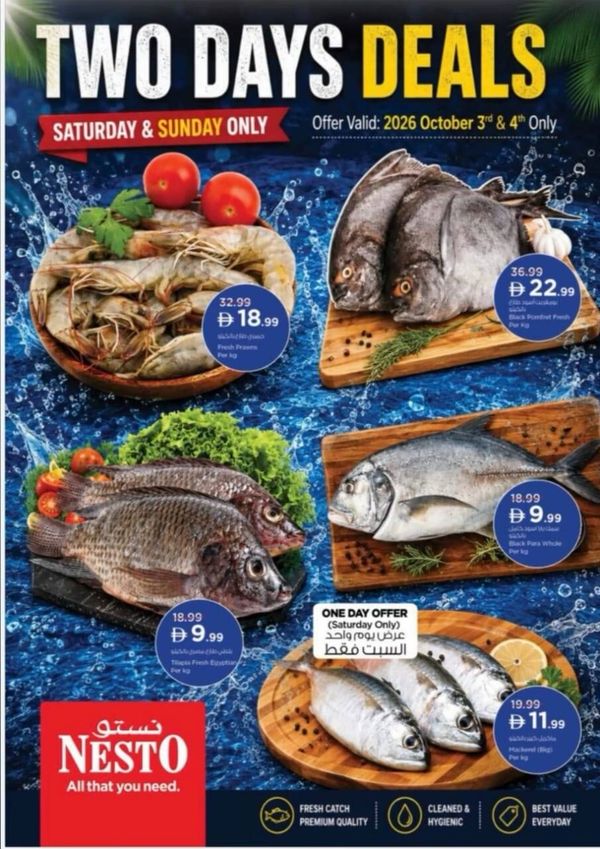 Two Days Deal from Nesto until 4th October