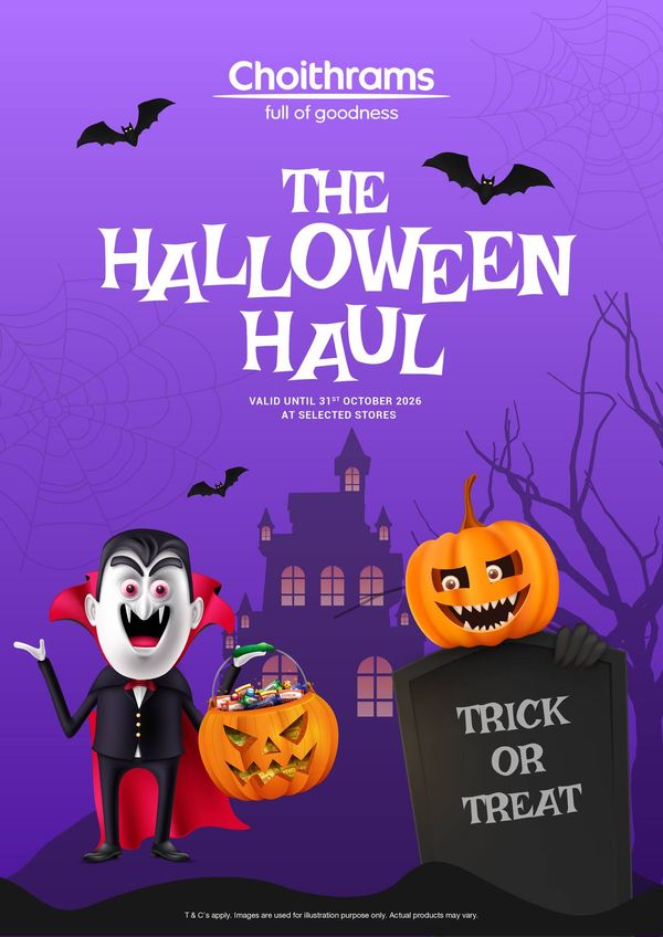 The Halloween Haul from Choithrams until 31st October
