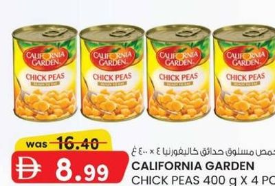 California Garden Chick Peas 400g x 4 PCS