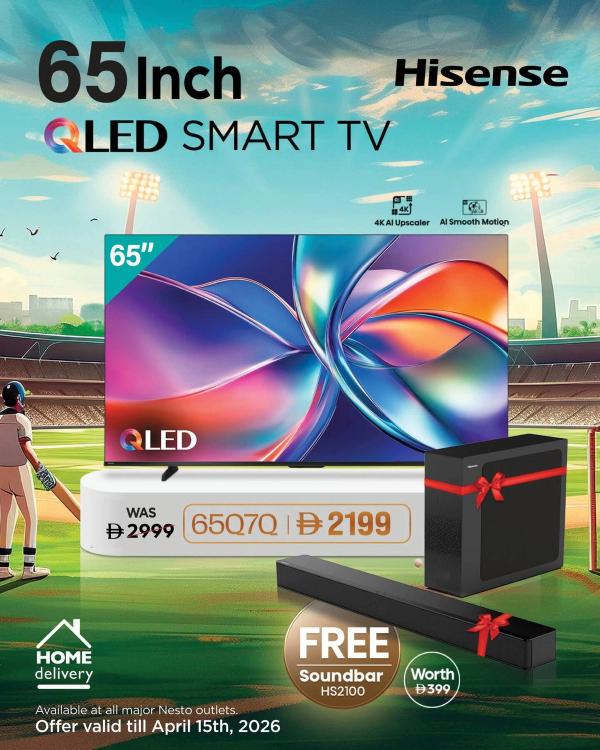 LED Smart TV Sale from Nesto until 15th April