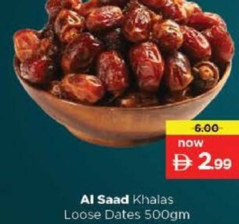Al Saad Khalas Loose Dates 500gm