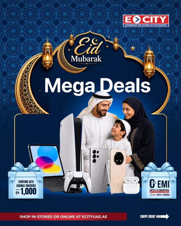 Mega Deals from ECity until 4th June