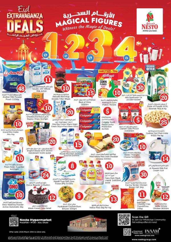 Weekend Deals - Musaffah, Abu Dhabi from Nesto until 22nd March