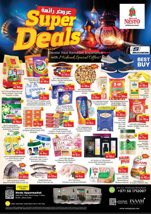 Midweek Deals - Jafza from Nesto until 11th March