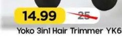 Yoko 3in1 Hair Trimmer YK6558