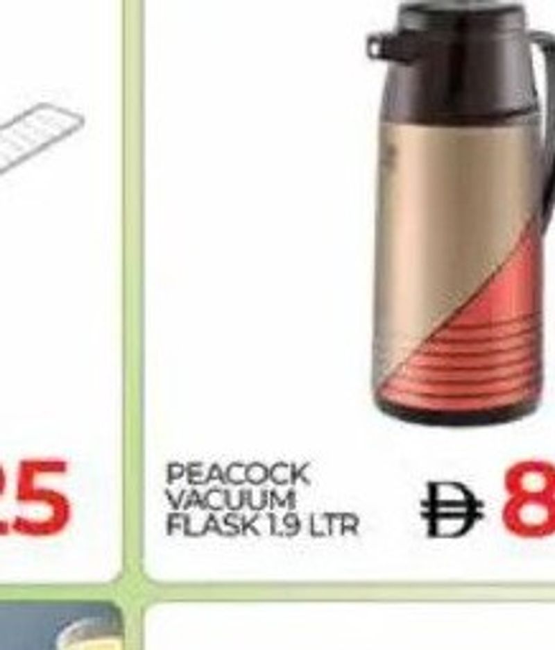 Peacock Vacuum Flask 1.9 LTR
