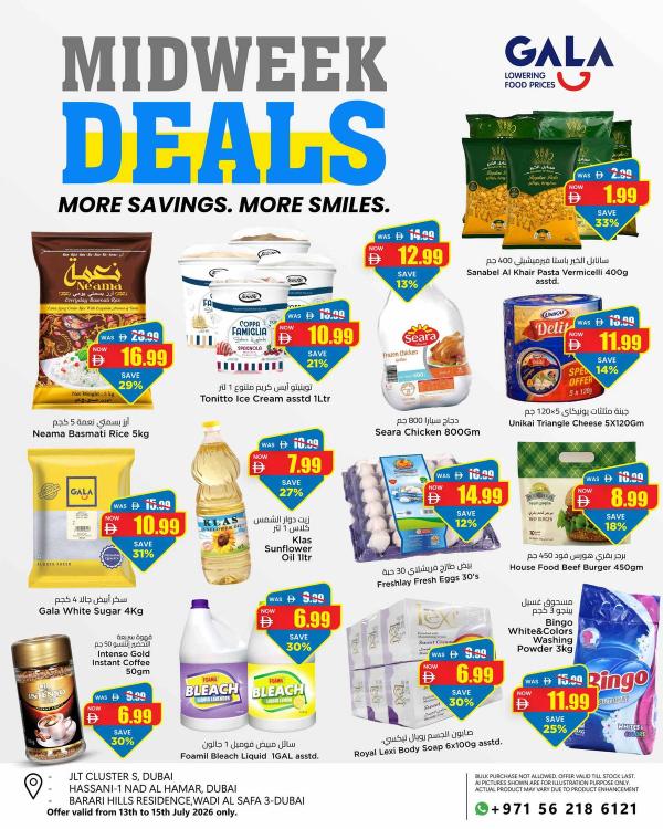 Midweek Deals