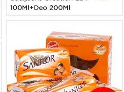 Santoor Soap 4x125g @Special Offer