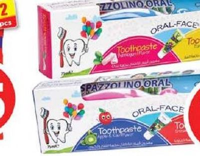 Oral Face Kids Tooth Paste 75ml + Tooth Brush Asstd.