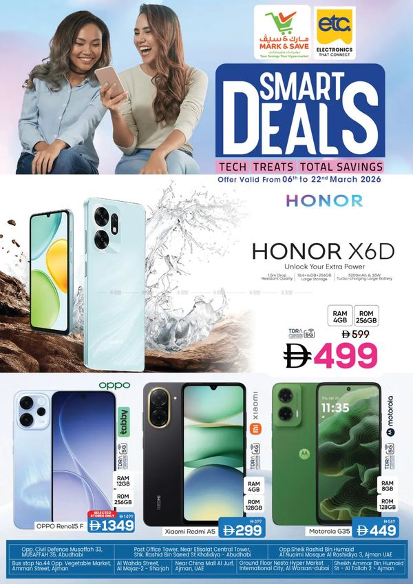 Smart Deals from Mark & Save until 22nd March