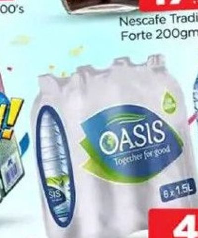 Oasis Water 1.5 Ltr 6x1.5ltr
