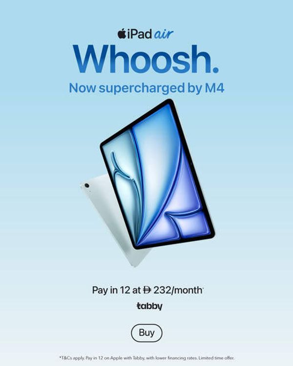 iPad Air Sale from Sharaf DG until 30th April