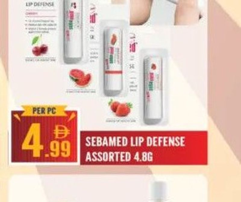 SEBAMED LIP DEFENSE ASSORTED 4.8G