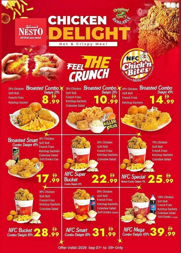 Chicken Delight from Nesto until 9th September