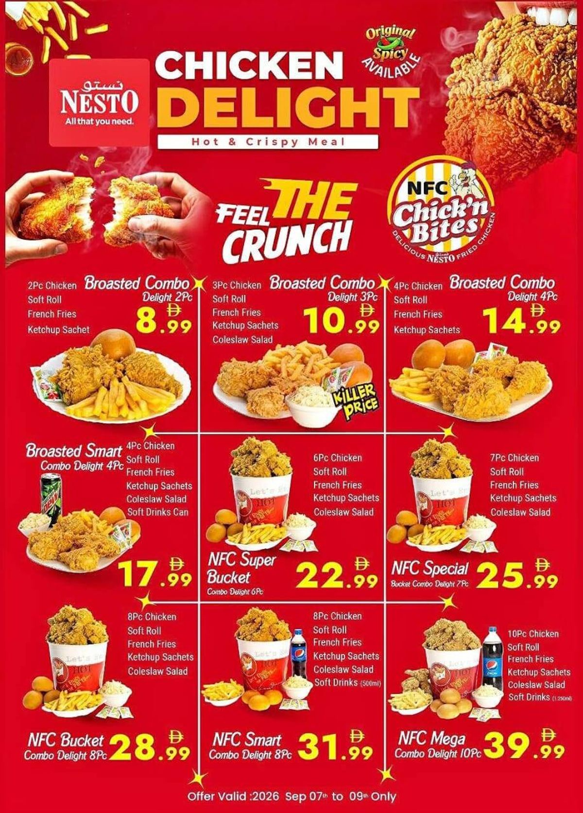 Chicken Delight from Nesto until 9th September